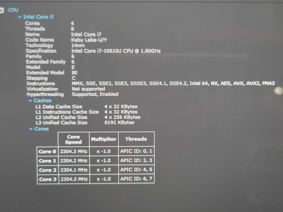 Lenovo ThinkPad T14 i7-10510U 32GB DDR4 256GB NVMe 4K β Lap200