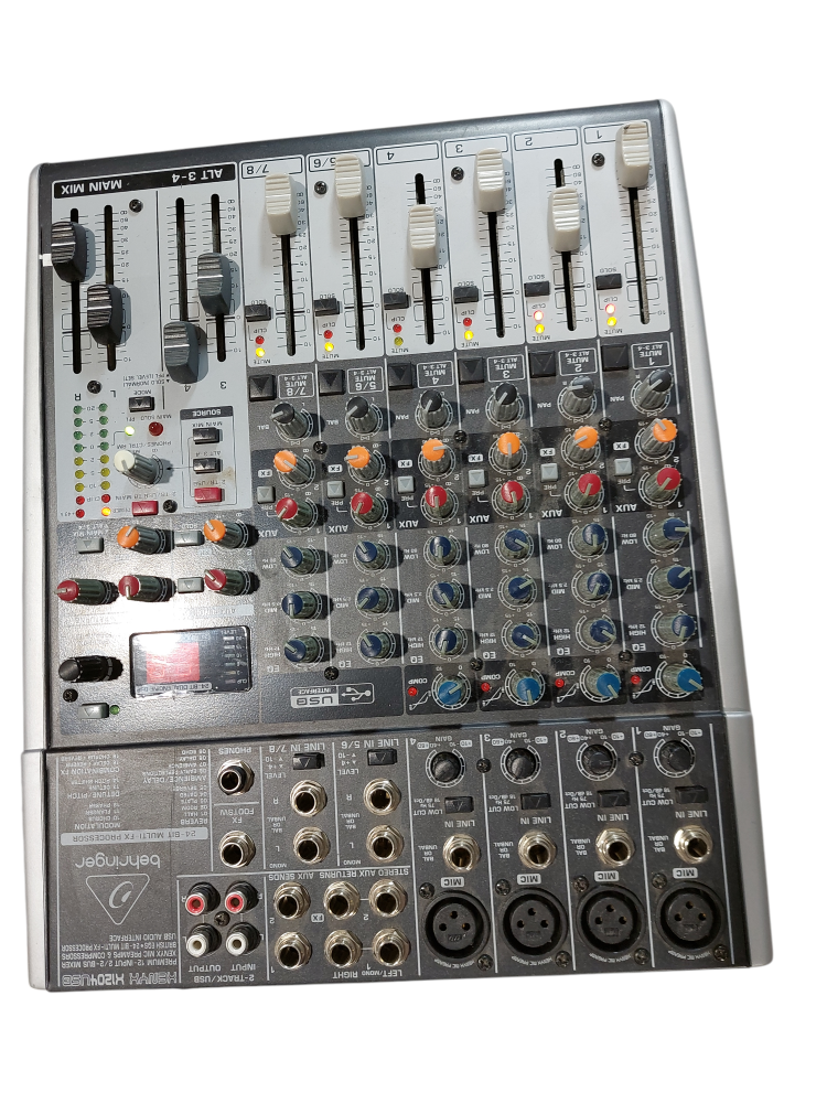 Behringer XENYX-X1204USB 12-Channel USB Audio Mixer with Effects