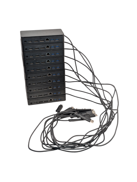 Lot of 10x DELL D6000S Universal USB-C PD / USB-A Docking Stations  -