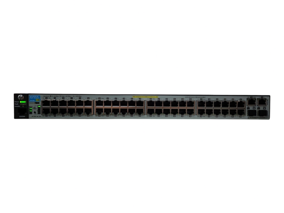 HP J9772A 2530 48G Switch 48 x 10/100/1000T PoE+ ports 4x SFP