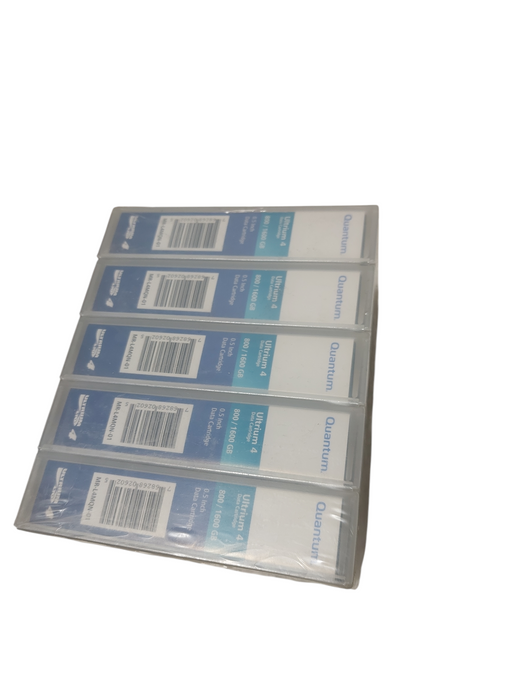 Quantum Ultrium LTO 4 Pack of 5 Sealed Data Cartridges 800/1600GB  =
