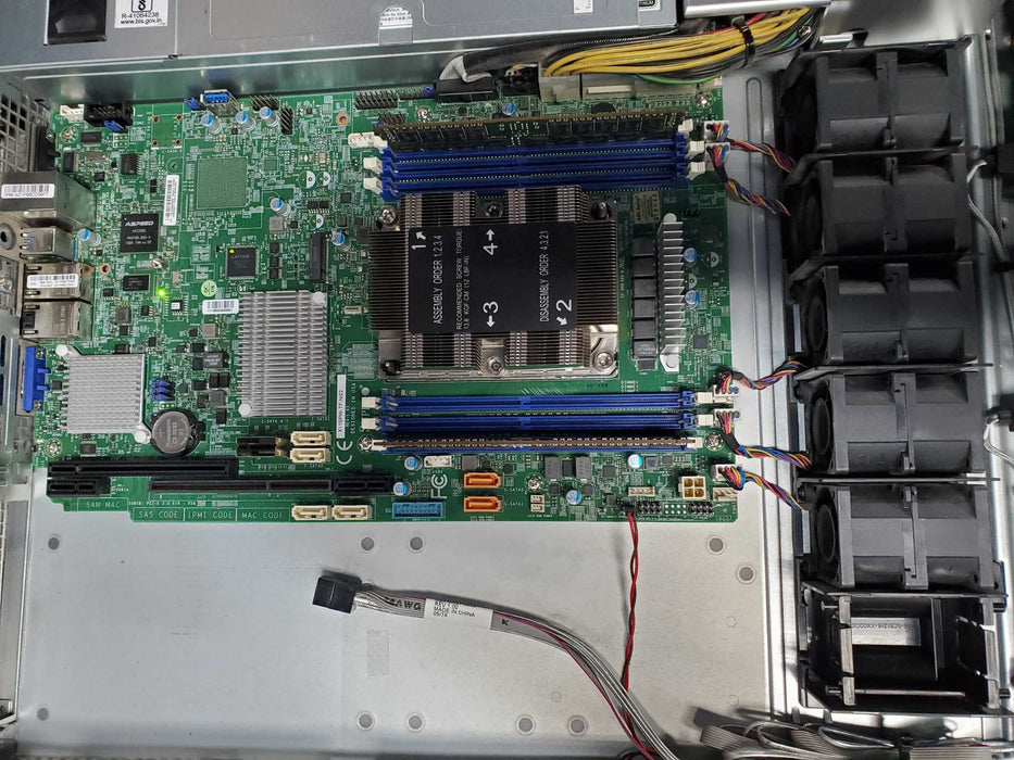Nutanix/Supermicro 1U, Xeon Silver 4116 2.10GHz, 32GB DDR4, 2x PSU, READ