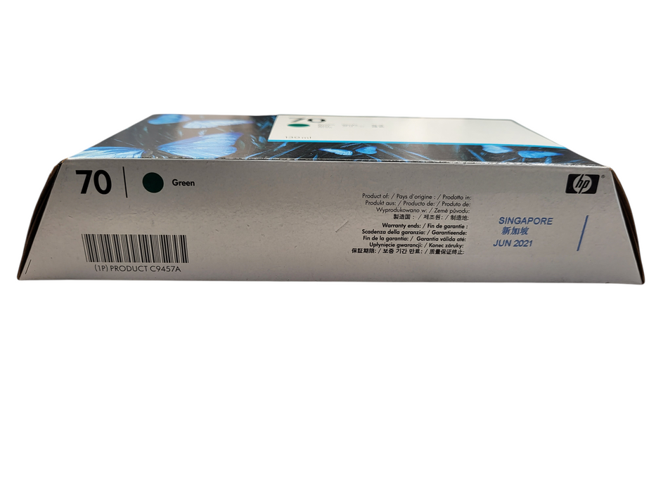 HP 70 Green Ink Cartridge C9457A New Q$