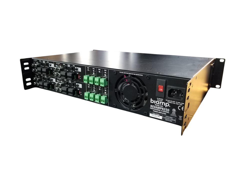 Apart Revamp 8250 8 Channel Professional Power Amplifier 8x250W 4x500W