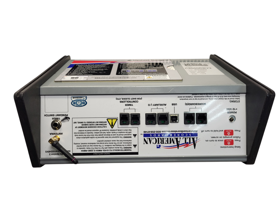 All American Scorboard With Wireless 8000 Series Multi Sport Console C8000RBV2 No AC $