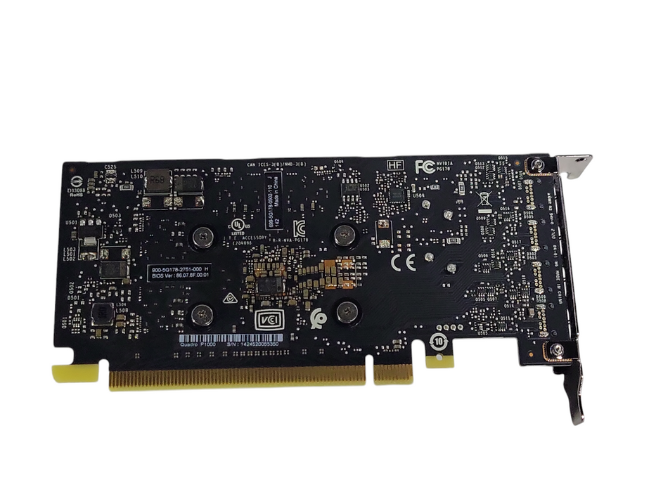 NVIDIA Quadro P1000 4GB GDDR5 Workstation Graphics Card, LP Bracket Q_