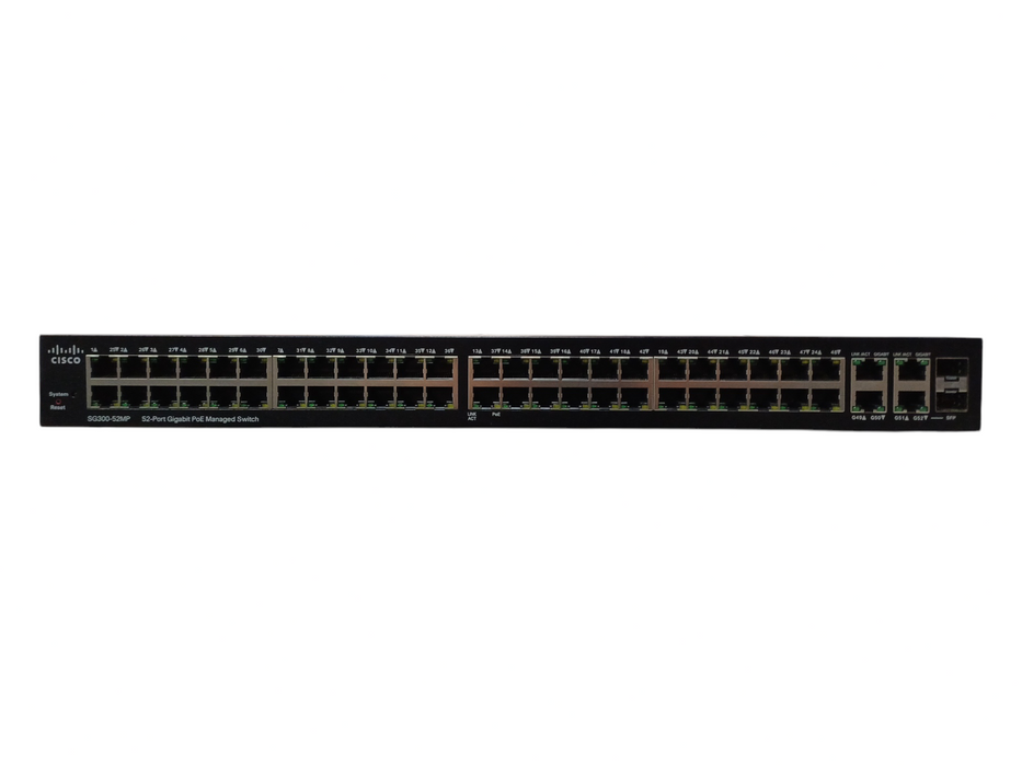 Cisco SG300-52MP 52-Port Gigabit PoE Managed Switch