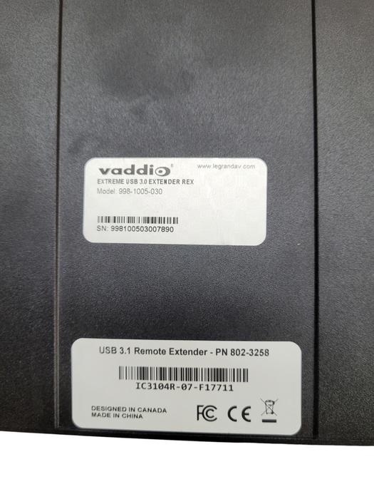 Vaddio USB 3.0 Extender System – Remote & Local Units