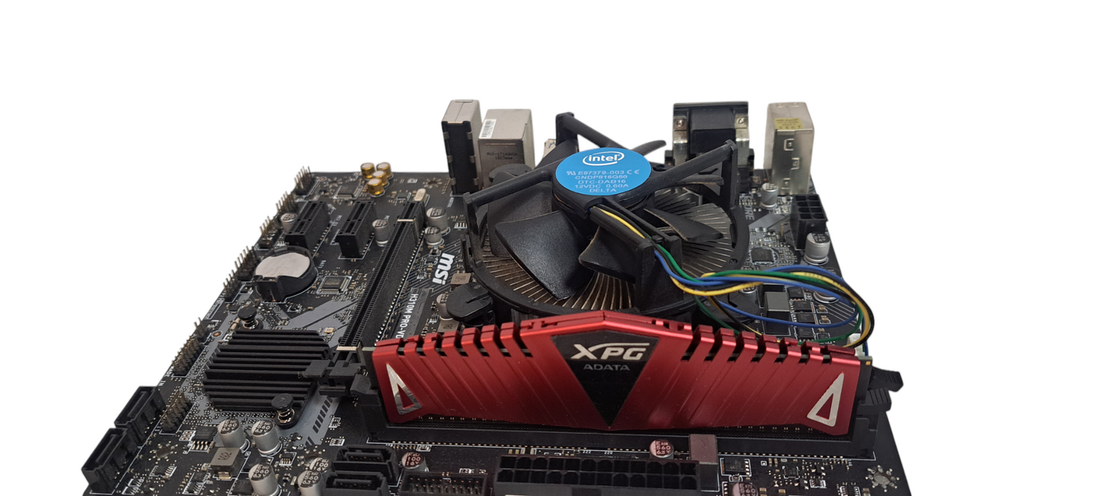 MSI H310M PRO-VDH PLUS  Micro-ATX Motherboard|8GB DDR4 RAM| i3-8100 CPU