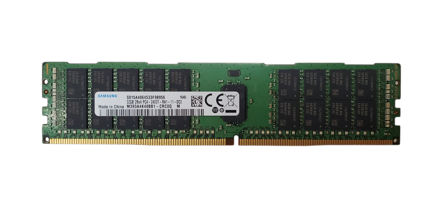 Samsung 32GB 2Rx4 PC4-2400T-RA1-11-DC0 DDR4 Server RAM Q