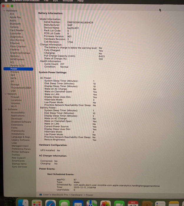 Apple MacBook Pro 15 2019 i9-9880H 32GB 512SSD Radeon Pro 560X GPU  READ