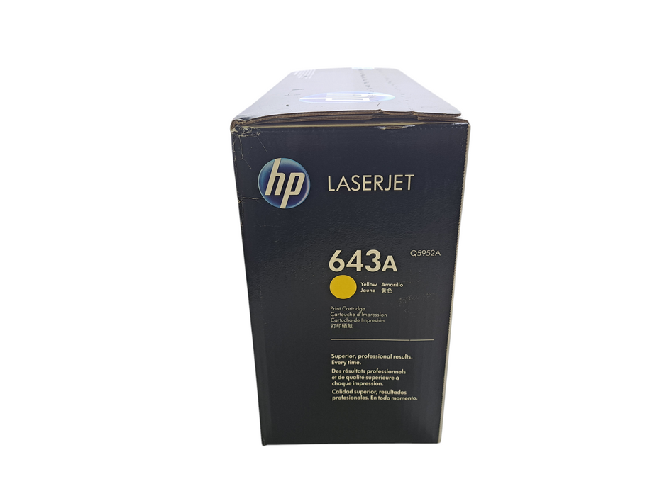 New | HP LaserJet 643A Q5952A Yellow Toner Printer Cartridge