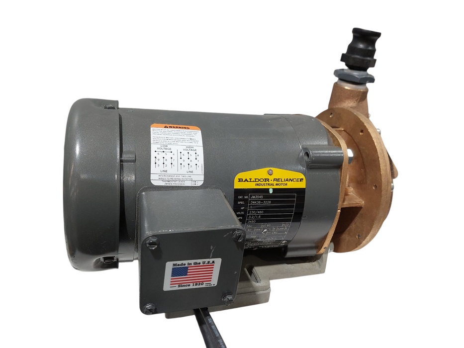 Baldor-Reliance Industrial Motor 3 Phase with Oberdorfer Pump  Q=