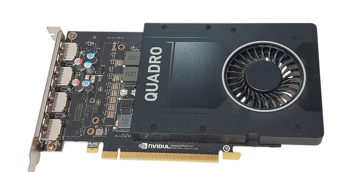 NVIDIA Quadro P2000 5GB GDDR5 Graphics Card 4x Display Port PCI
