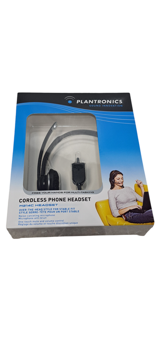 Brand New Plantronics M214C Cordless Phone Headset Noise Cancelling Mic