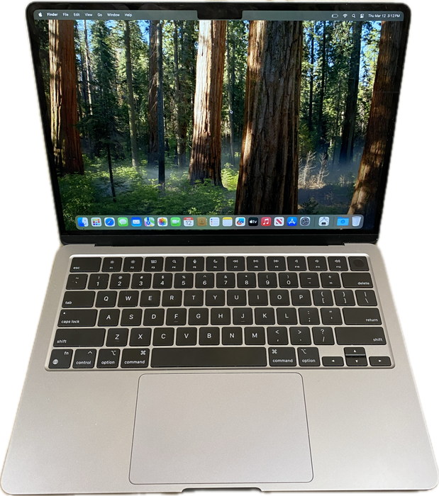 Apple MacBook Air 13 M2 2022 Space Gray 8GB RAM 256GB  SSD No Power Adapter