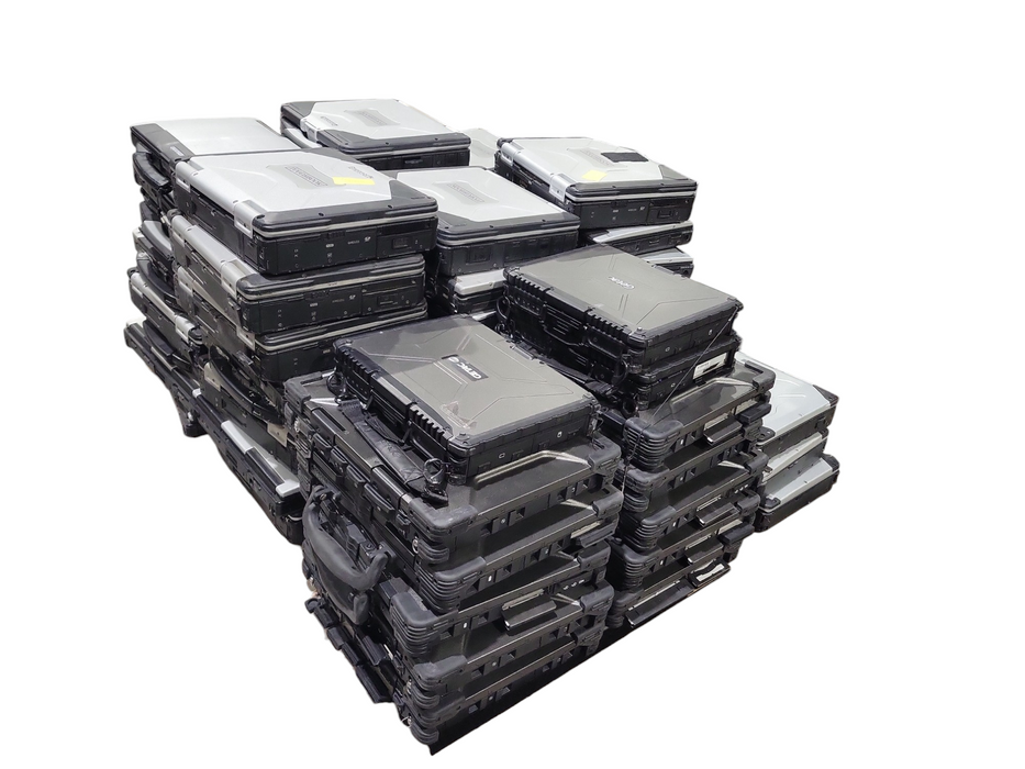 Lot 69x Rugged Laptops Centrino/Core2Duo/1-5gen iSeries AS-IS Untested