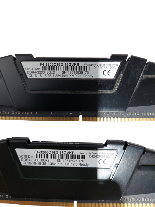 RAM G.Skill RipJaws V DDR4-3200 8GBx2 F4-3200C16D-16GVKB =
