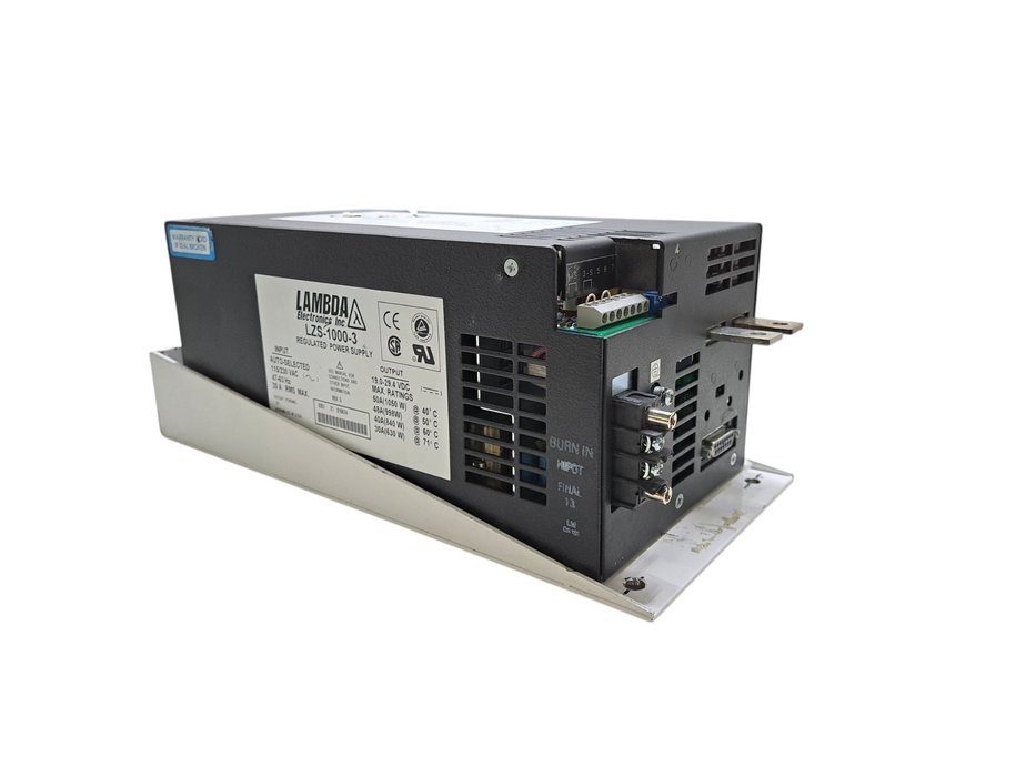 Lambda LZS-1000-3 Regulated Power Supply | 19.0-29.4 VDC MAX 50A Output )