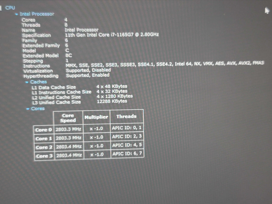 ASUS ZenBook 14 UX425E i7-1165G7 16GB RAM 512GB SSD READ! β Lap200