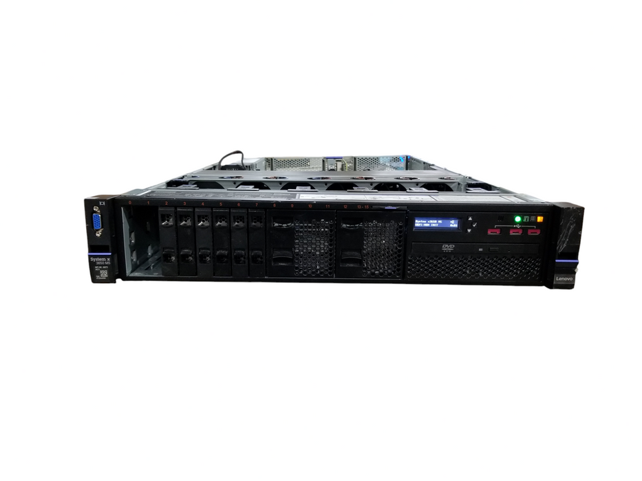 Lenovo System x3650 M5, 1x Xeon E5-2620v4 @2.10GHz, 16GB DDR4, M5210 RAID