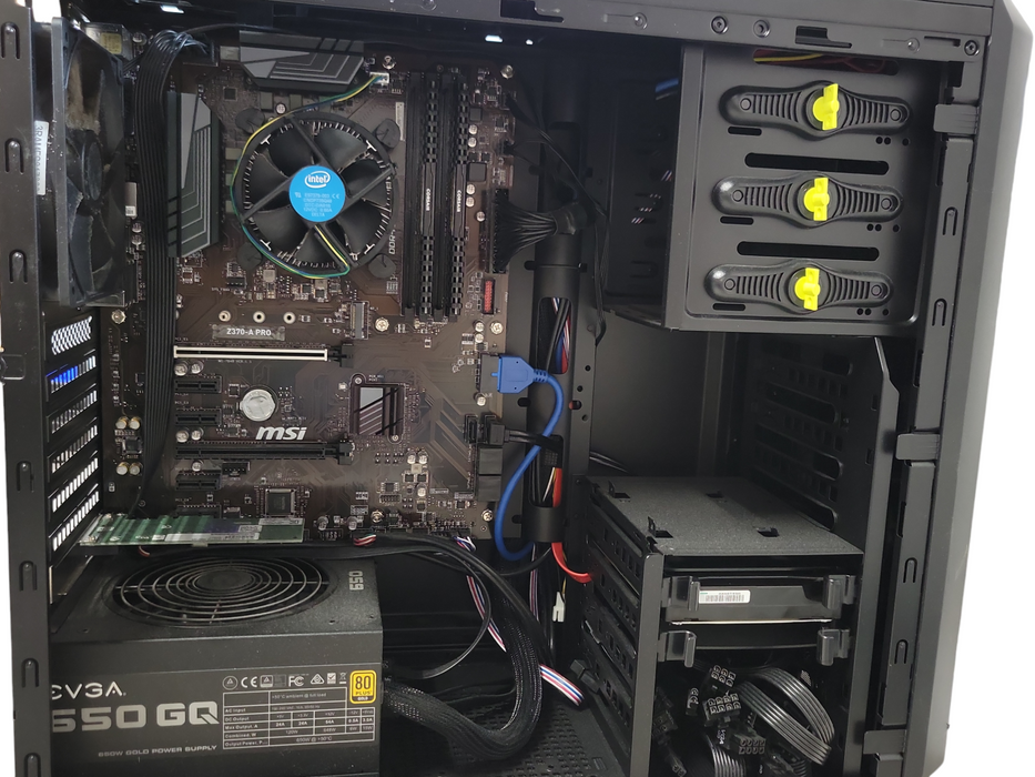 Custom/MSI PC, Core I7-8700 3.20GHz, 16GB DDR4, 8TB HDD, 650W PSU _