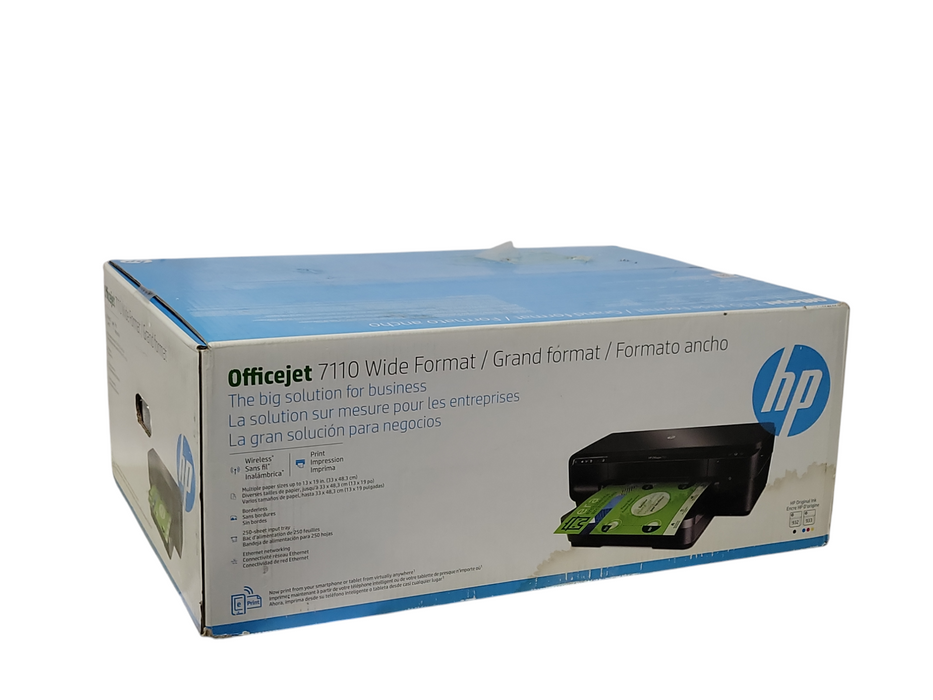 New Open-Box HP OfficeJet 7110 Inkjet wide Format Printer _