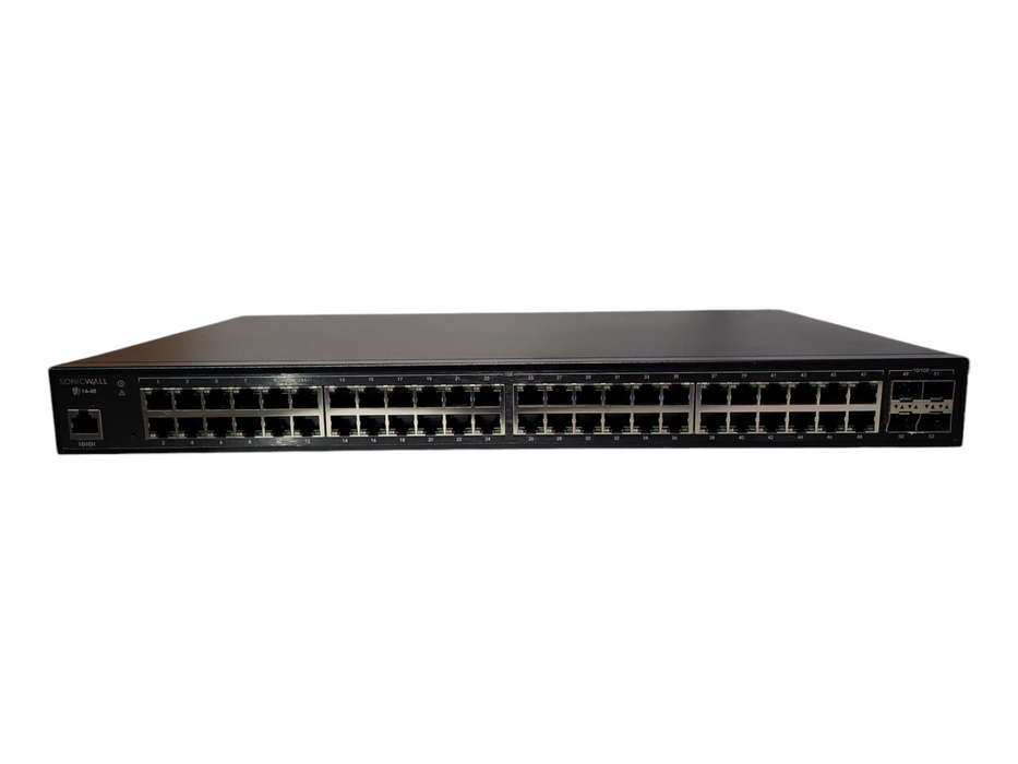 SonicWall SWS14-48 Network Switch, Model: 1RK46-0E6