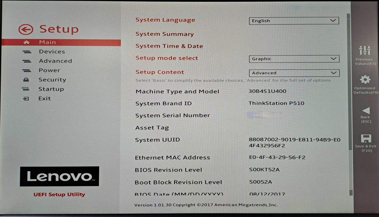 Lenovo ThinkStation P510 | Xeon E5-1620 v4, 32GB DDR4, GTX 1060 6GB, No HDD )
