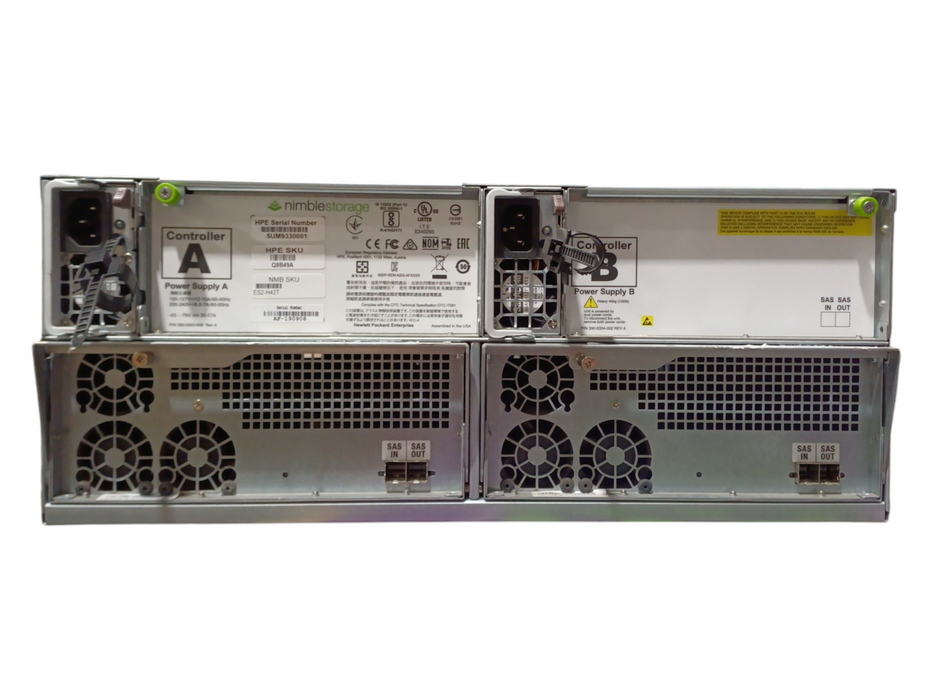 Nimble Storage Q8B49A ES2-H42T No HDDs, 3x 2.5" HDD Caddies