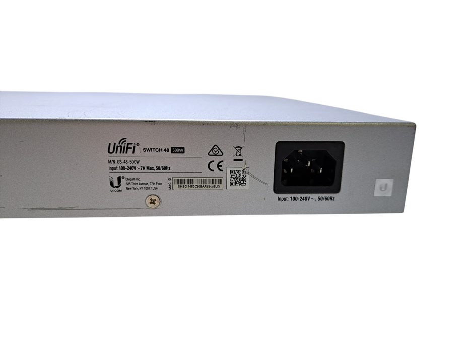 Ubiquiti UniFi US-48-500W | 48-Port Gigabit PoE+ Switch w/ 2x 10G SFP+ )