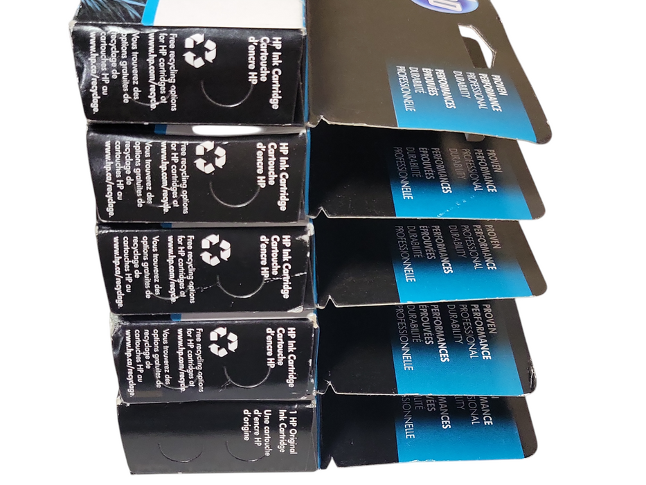 Lot of 5x new HP OfficeJet 951 Cyan ink cartridges _