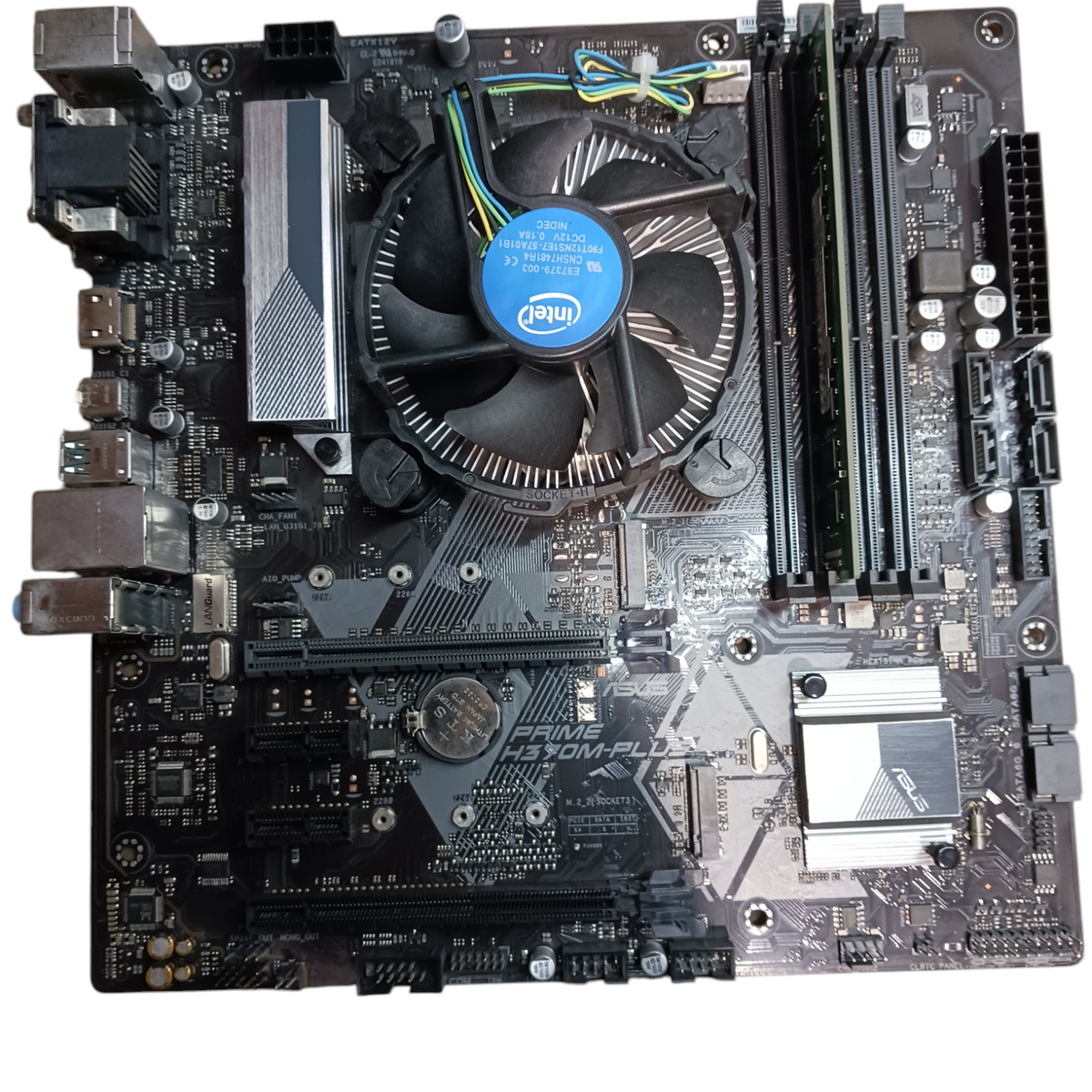 Asus Prime H370M-Plus Motherboard & Intel i7-8700 @ 8GB DDR4 No I