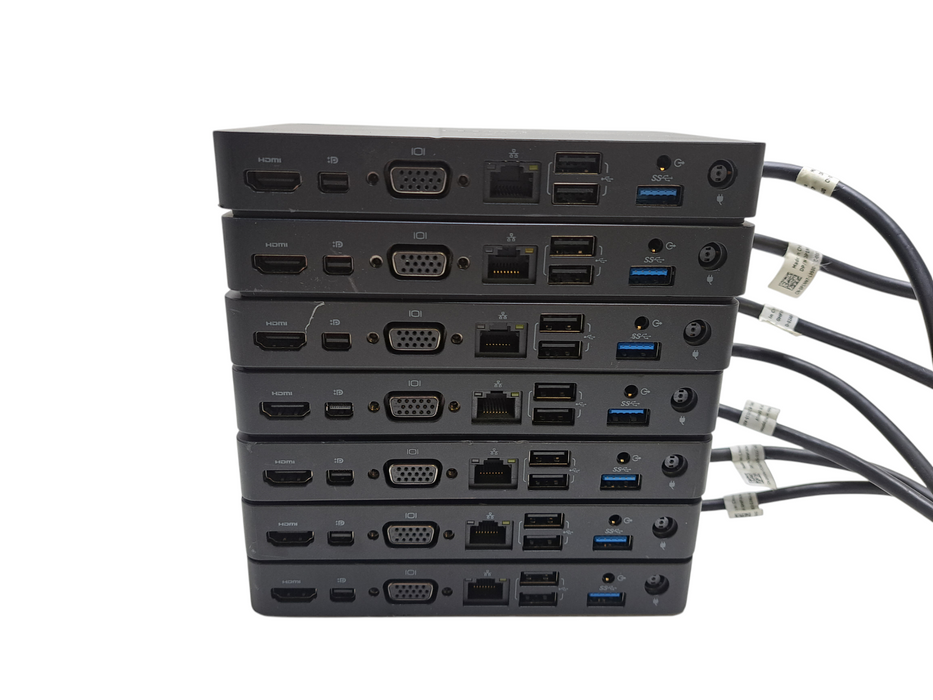 Lot of 7x Dell WD15 K17A USB-C Docking Station K17A001 HDMI MiniDP )