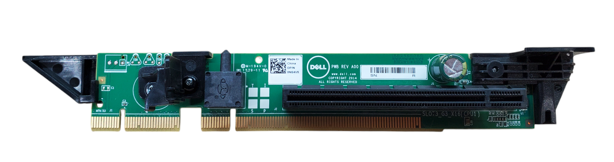 Dell PowerEdge R630 PCIe Riser Card - 0NG4V5
