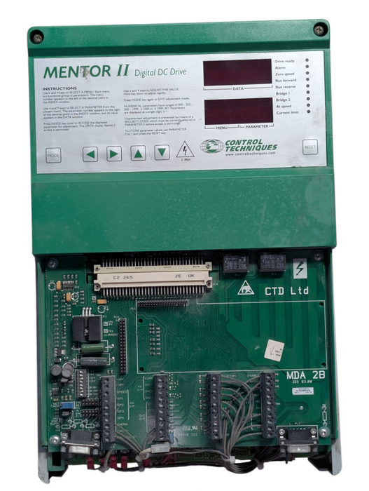 Control Techniques MENTOR II Digital DC Drive M155-14ICDQ  75HP 9500-8305 -