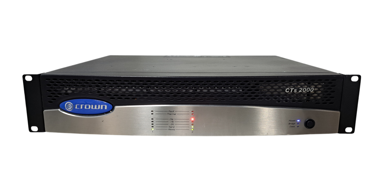 Crown CTS 2000 Amp Amplifier Dual Channel | READ