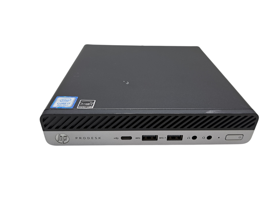 HP ProDesk 600 G4 Mini Intel Core i7-8700T @2.40GHz, 16GB DDR4, 256GB NVMe )
