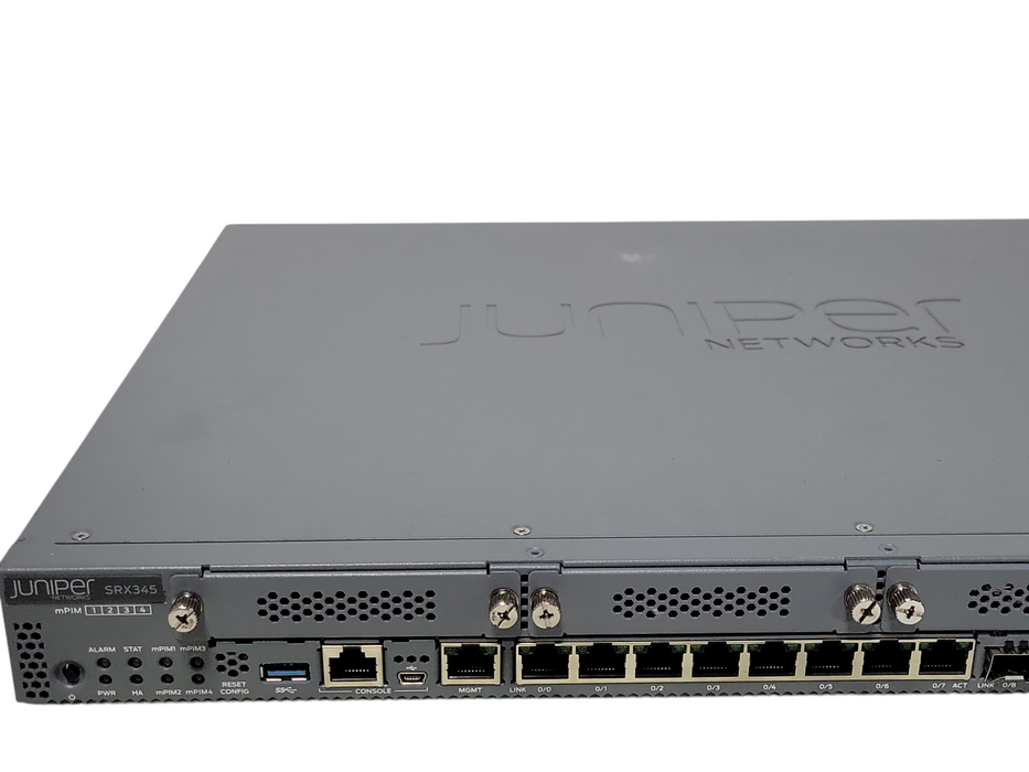 Juniper SRX345-SYS-JE Enterprise Firewall, READ _