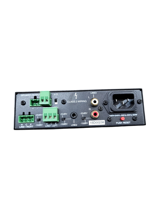 Toa AV-60S-AM Single Channel Digital Compact Power Amplifier C5