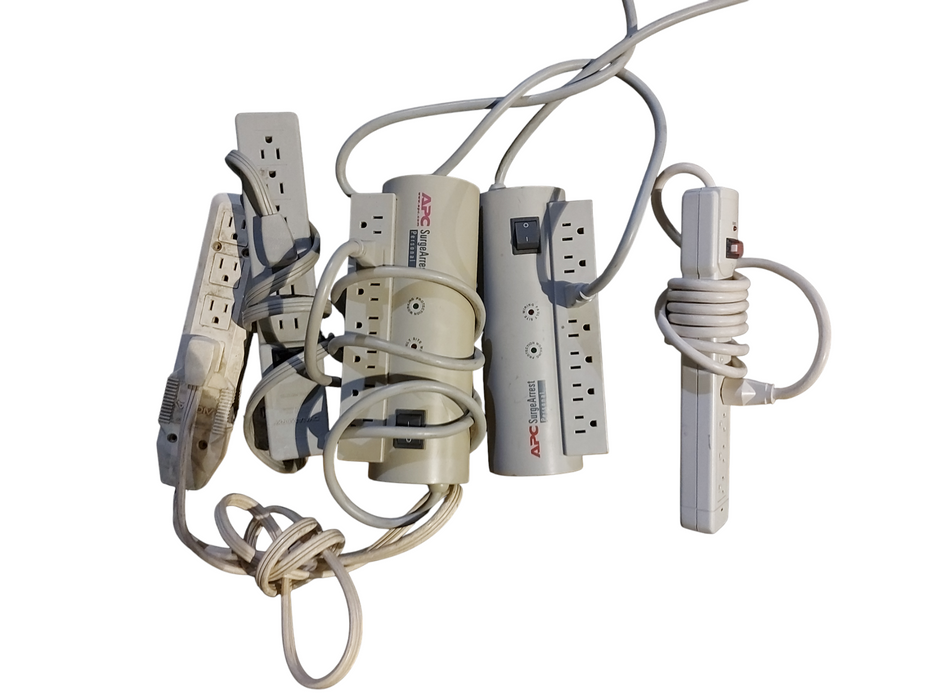 Lot 5x Assorted Power Bars / Strips / Extension Boards  Q