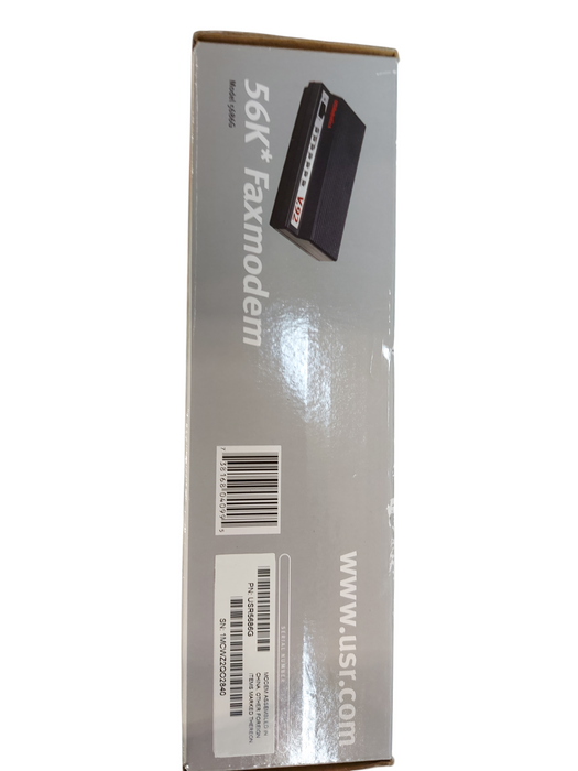 US Robotics 5686E 56K FAX Modem V.92 V.90 ITU Standard P/N USR5686G