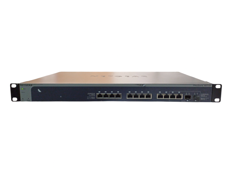 NETGEAR 12-Port 10GbE Smart Switch XS712T 12x 10GbE RJ45 2x SFP+