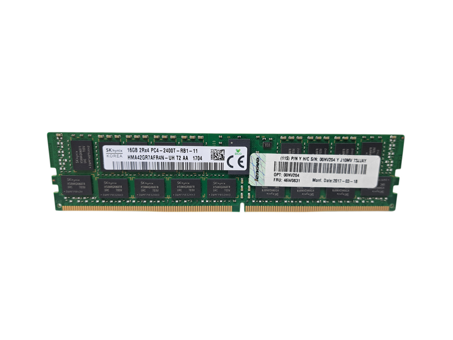 SK Hynix 16GB 2Rx4 PC4-2400T-RB1 | DDR4 Server Memory HMA42GR7AFR4N-UN Q)