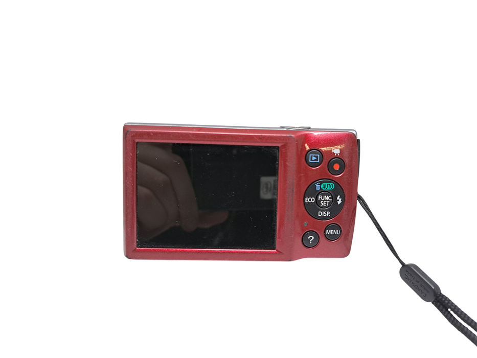 Canon PowerShot ELPH 135 16.0MP Digital Camera Red 8x Optical Zoom *READ* )