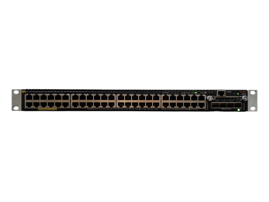 HP Aruba 3810M JL074A 48-Port PoE+ Managed Switch w/ JL083A 10Gb SFP