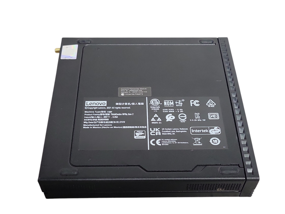 Lenovo ThinkCentre Mini M70q Gen2, Core i5-11400T 8GB RAM, 256GB M.2, READ _