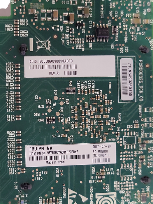 IBM 98Y8995 Mellanox 40G Connect-IB InfiniBand Adapter Card QSFP _