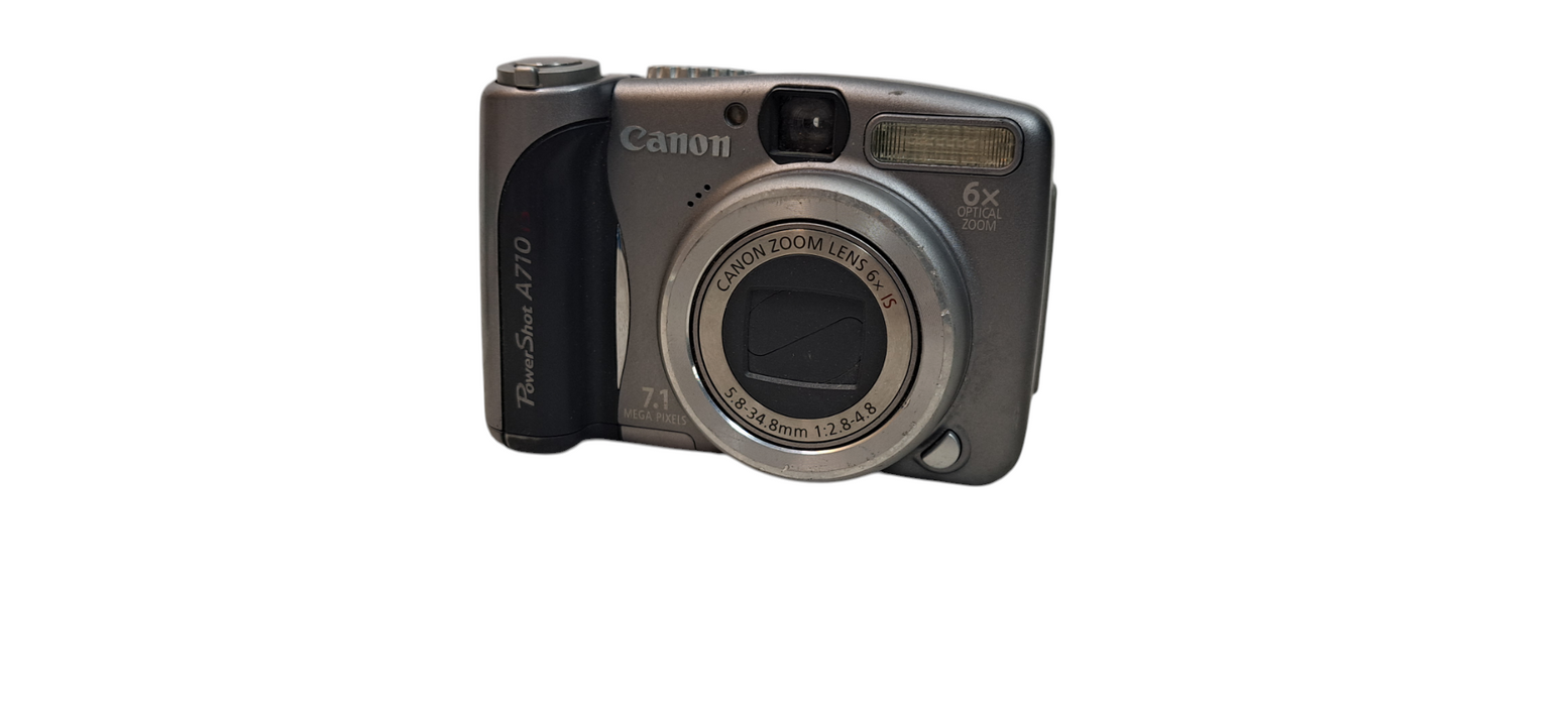 Canon PowerShot A710 IS 7.1MP 6x Optical Zoom Silver Digital Camera