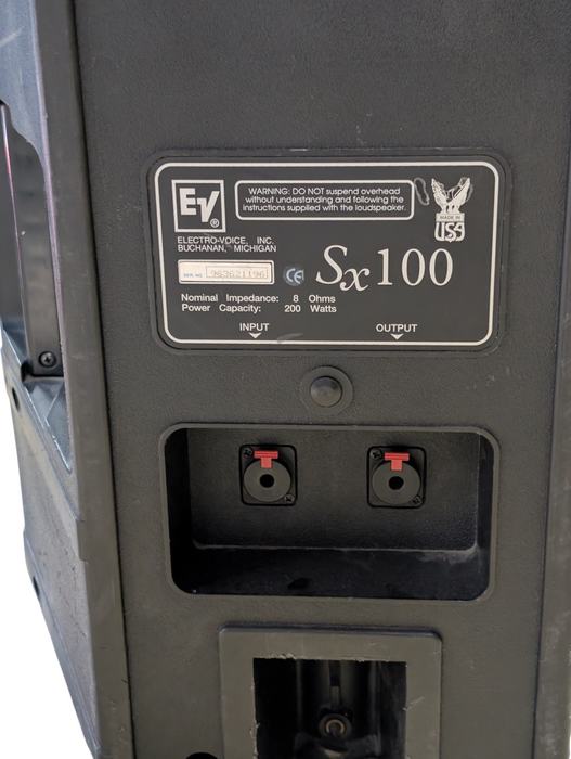 EV Electro-Voice SX100 loudspeaker PLEASE READ -